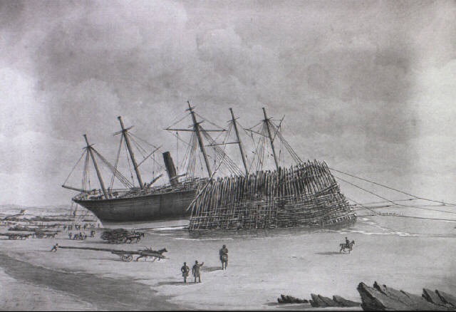 the-s-s-great-britain-aground-in-dundrum-bay-ireland-by-joseph-walter