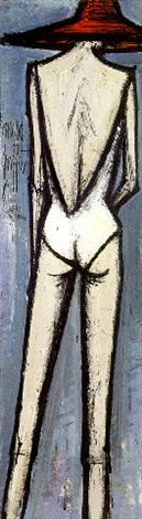 ベルナール・ビュッフェ「Annabel en maillot de bain」