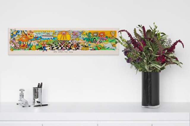 James Rizzi「HERE COMES THE SUN 」シルクスクリーン James Rizzi「HERE COMES THE SUN 」シルクスクリーン James Rizzi