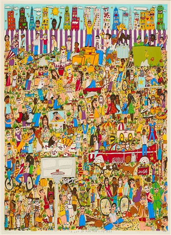 James Rizzi 「A Lot of Fun for City Kids」 A lot of fun for city kids by James Rizzi on artnet