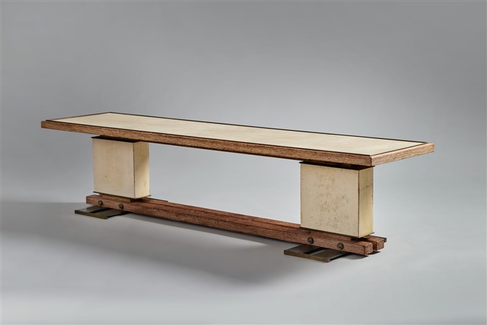 Cerused Oak Coffee Table in the Manner of Paul Dupre-Lafon Cerused Oak Coffee Table in the Manner of Paul Dupre-Lafon