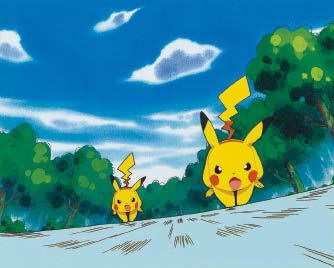 Animation cel from POKEMON セル画「ポケットモンスター」より by OLM  