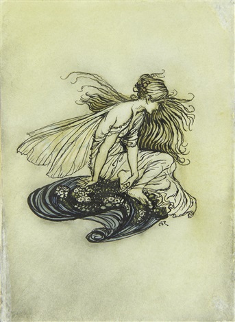 A fairy by Arthur Rackham on artnet