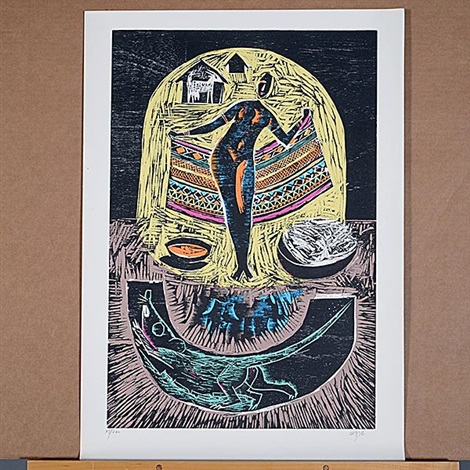 Seven African Legends of Bahia Portfolio 6 works by Carybé on artnet