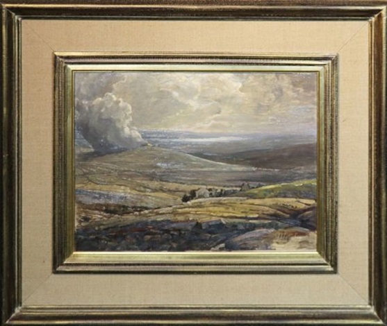 LANDSCAPE WITH A FIRE by Jerymiah Hoad on artnet