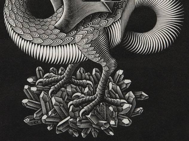 Dragon by M.C Escher on artnet