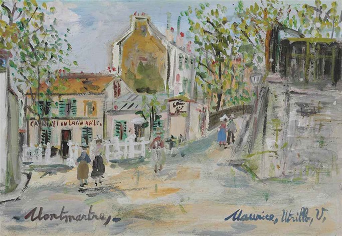 Le Lapin Agile, Montmartre by Maurice Utrillo on artnet