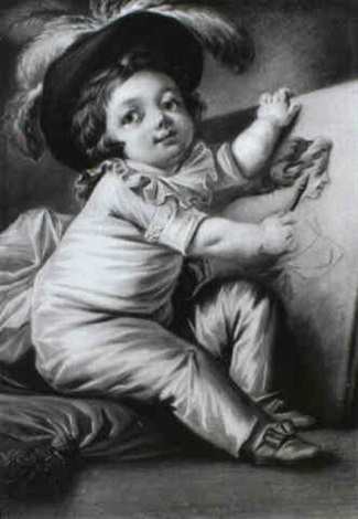 ENFANT DESSINANT by Jean Germain Drouais on