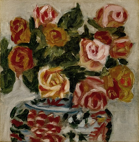 Roses 薔薇図 by Ryuzaburo Umehara on artnet