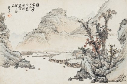 산수도 山水圖 by Oh IlYoung on artnet 