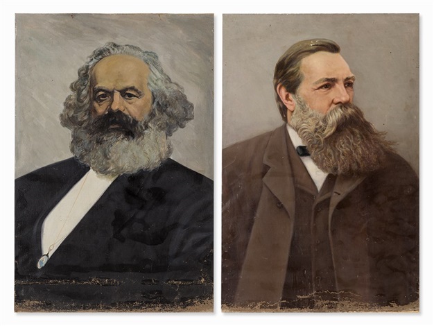 Friedrich Engels Karl Marx, GDR by Anonymous on artnet