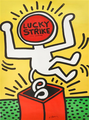 lucky-strike-poster-by-keith-haring-on-artnet