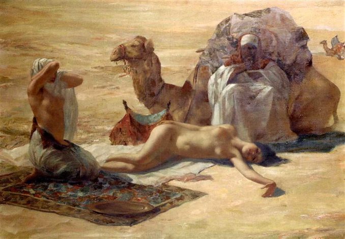 Esclaves blanches dans le désert by Eugene Ansen-Hofmann on artnet