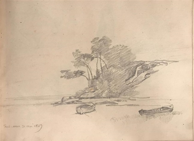 de 1864 by Nicolas Louis Cabat on