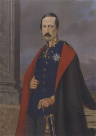 Portrait des Herzogs Franz V. von Modena by Carlo Santiyan y Velasco on