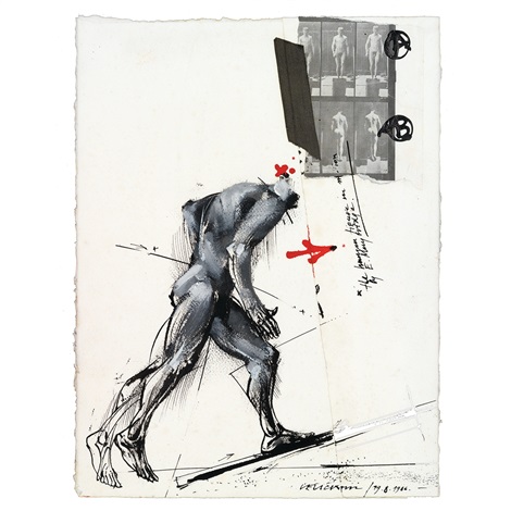 THE HUMAN FIGURE IN MOTION BY E. MUYBRIDGE by Vladimir Veličković