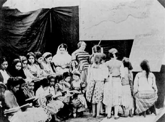 Photo Ancienne – École Religieuse De Jeunes Filles – Alger – Circa 1900 – Marmet – Original