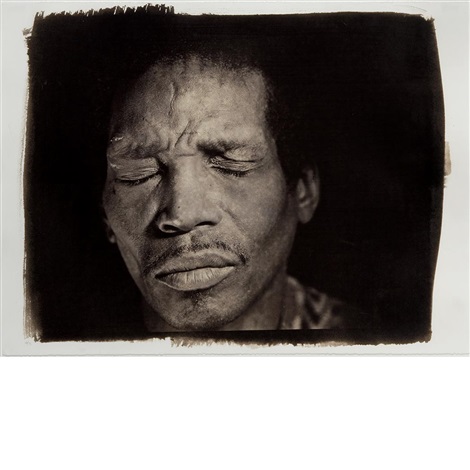 JONATHAN WITH EYES CLOSED by Rashid Johnson on artnet