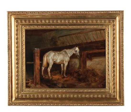 Schimmel im Stall by Joseph Heicke on