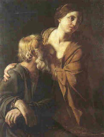 Roman charity by Bartolomeo Manfredi on artnet