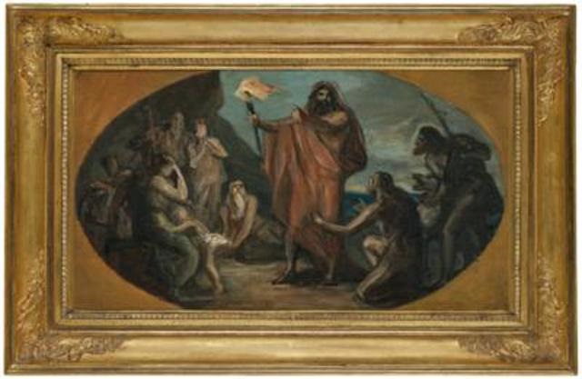 Prometheus bringt den Menschen Feuer by Anonymous (19) on artnet