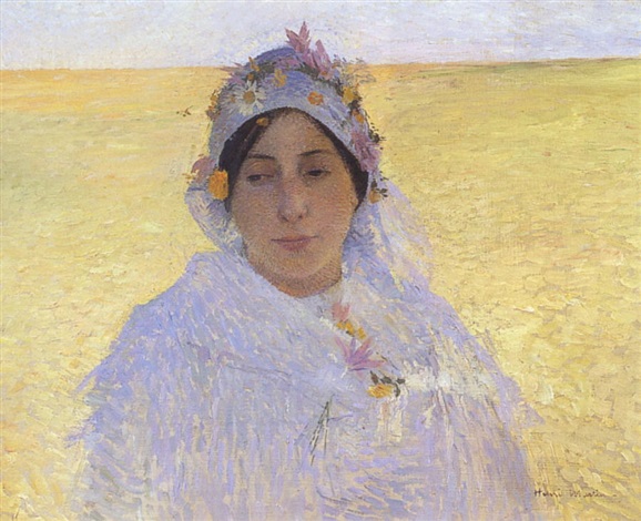 Béatrix Portrait de Madame Henri Martin by Henri Jean Guillaume Martin