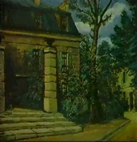 Alphonse Quizet【A la Sortie de l'Eglise】