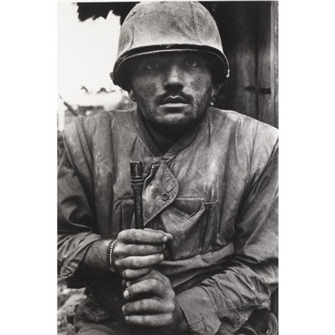 Shell shocked marine by Don McCullin on artnet