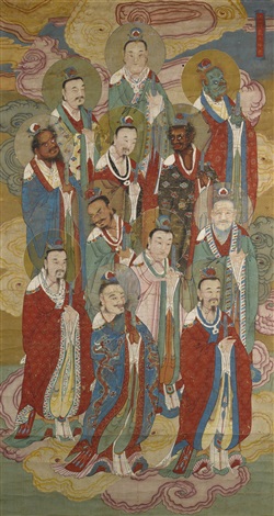 A WATER LAND DELIVERANCE RITUAL PAINTING by Anonymous-Chinese (Qing ...