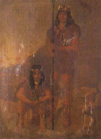 Pareja de indios americanos by Yumbos del Napo on artnet Pareja de indios americanos by Yumbos del Napo on artnet