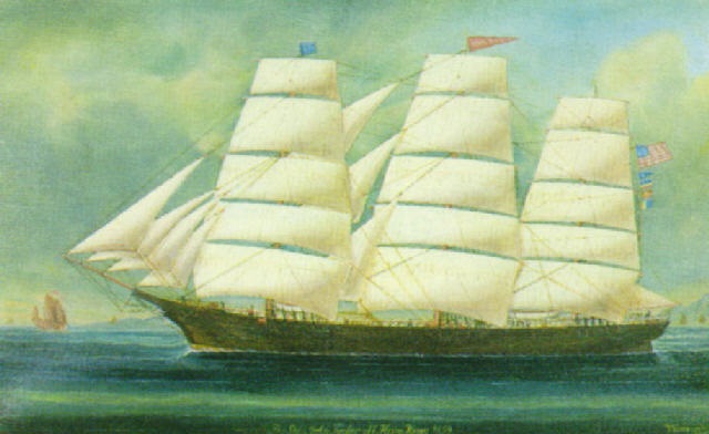 THE SHIP JOHN TUCKER OFF HONG KONG by Thaddeus Bannister on artnet