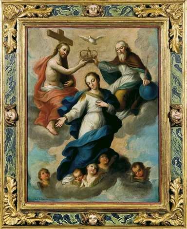 La Coronación de la Virgen by José de Paez on artnet