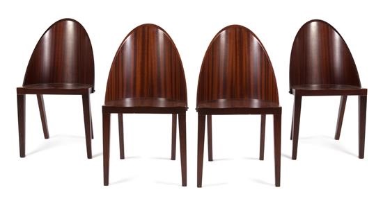 A Set Of Four Royalton Dining Chairs For The Hotel By A Set Of Four Royalton Dining Chairs For The Hotel By Philippe Starck
