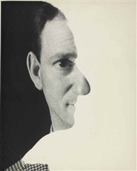 self-portrait, new york by erwin blumenfeld