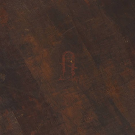 Inlaid lunch table by Gustav Stickley on artnet