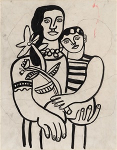 la mère et l'enfant by fernand léger