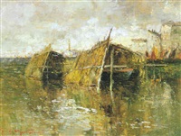 guido antonio mantovani イタリア　画家　油絵　地中海景色 Guido Antonio Mantovani | Artnet