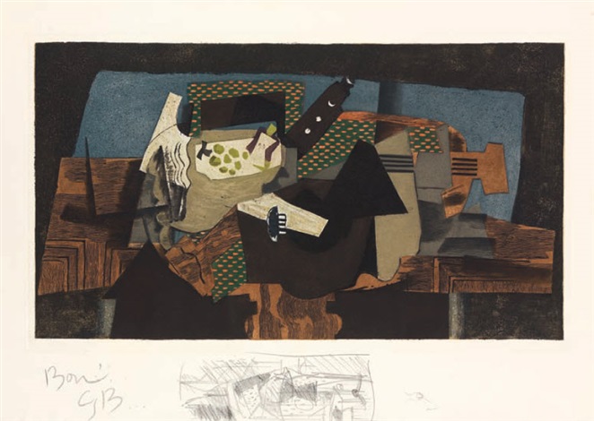 Le guéridon noir by Georges Braque on artnet