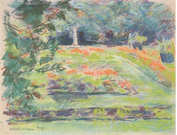 Des Künstlers Garten in Wannsee by Max Liebermann on