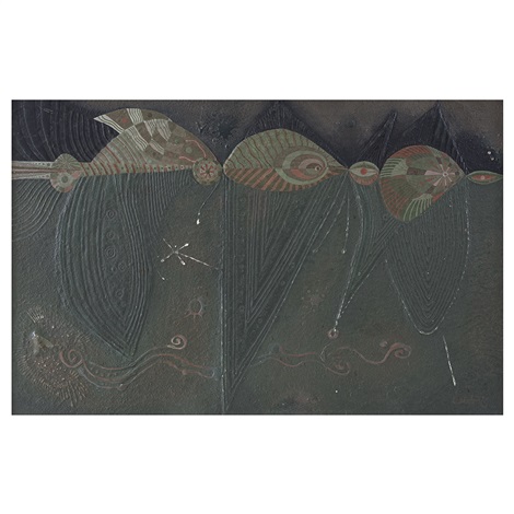 Vuelo, de la serie Pájaros, ca. 1970 by Carlos Nakatani on