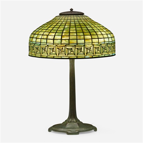 Greek Key table lamp by Tiffany Studios on artnet
