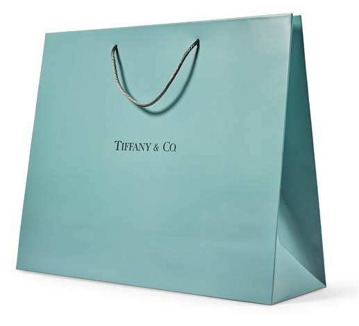 THE WEDDING PRESENT TIFFANY CO. SHOPPING BAG by Jonathan Seliger