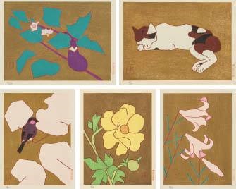 熊谷守一版画集9枚1組版画集 KUMAGAI MORIKAZU COLLECTION