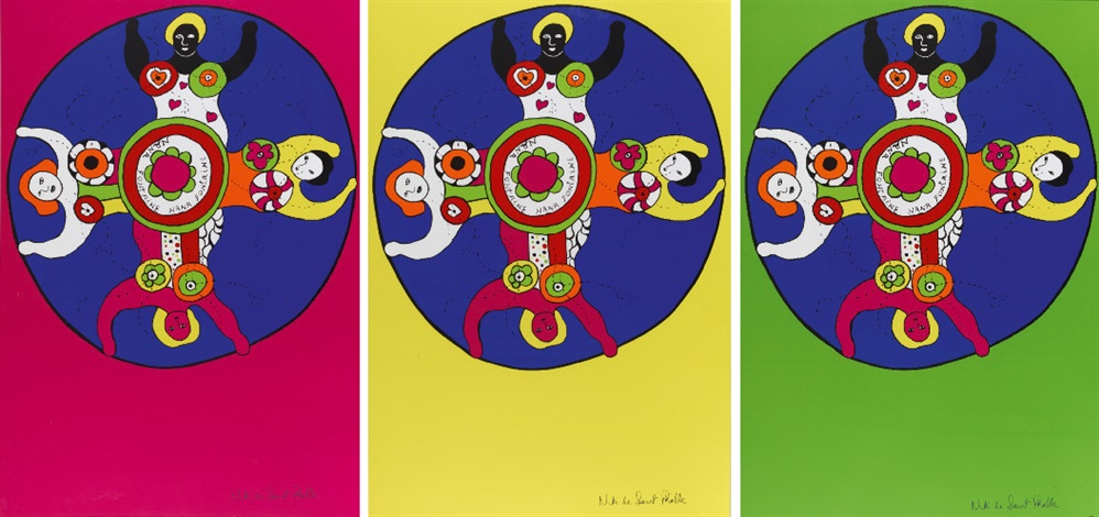 Nana Fontaine set of 3 by Niki de Saint Phalle on artnet