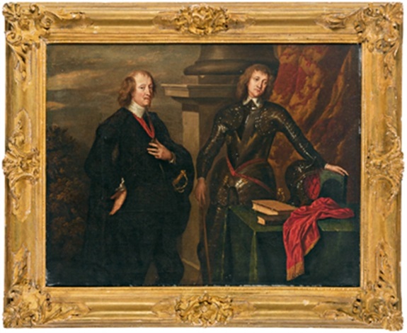 Lord Thomas Wentworth, 1st Earl of Cleveland, und sein Sohn Thomas Lord