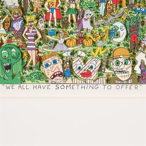 We All Have Something to Offer by James Rizzi on artnet