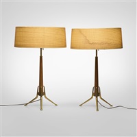 米60sヴィンテージランプ 真鍮 made in USA ジェラルド・サーストン 米