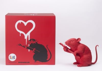 Love Rat Red Ver.： BRANDALISMBanksy×MEDICOM TOY Sync. by  