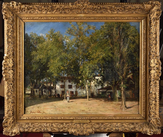 Maison basque by Gustave Henri Colin on