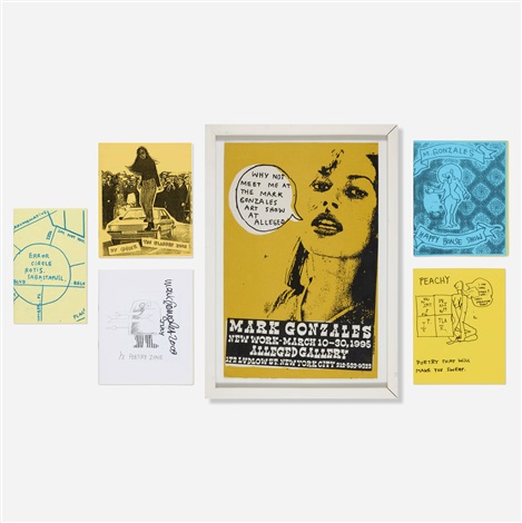絶版‼️ Mark GONZALES / Arkitip Zines and poster by Mark Gonzales (Krooked) on artnet